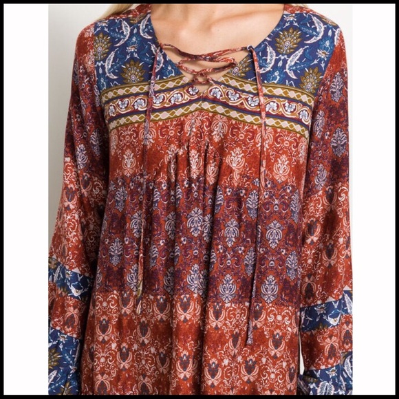 Boho Print Dress - Picture 6 of 6